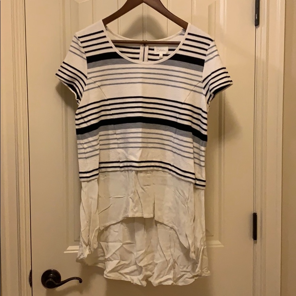 High-low Anthropologie blouse